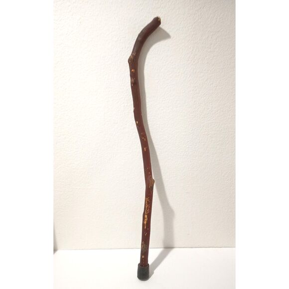 Vintage 32" Handmade Manzanita Wood Gnarled Two Tone Walking Stick Cane - Picture 8 of 10